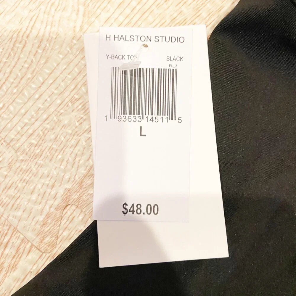 Halston Studio Racerback Tank Size Large NEW!! - Picture 5 of 7